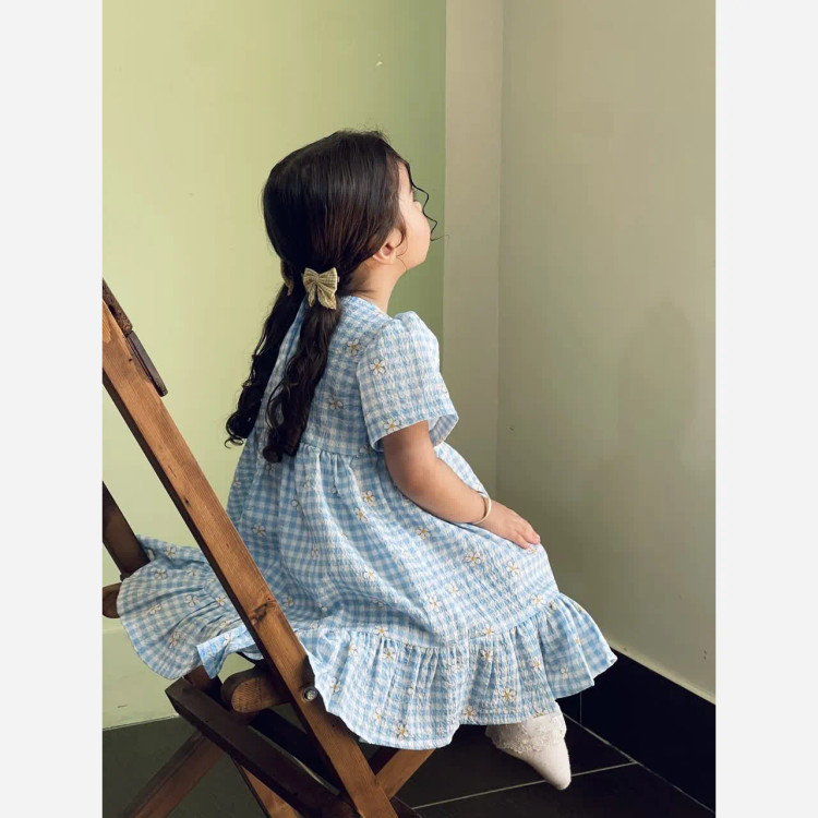 پیراهن عروسکی پفکی دخترانه مدل ترانه سایز 2، 4، 6