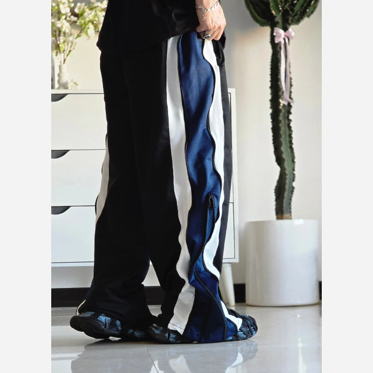 شلوار اسلش فول بگ بغل زیپ بالنسیاگا جنس گلکسی سایز XL XXL XXXL
