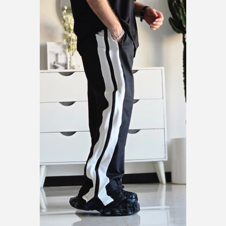 شلوار اسلش فول بگ بغل زیپ بالنسیاگا جنس گلکسی سایز XL XXL XXXL