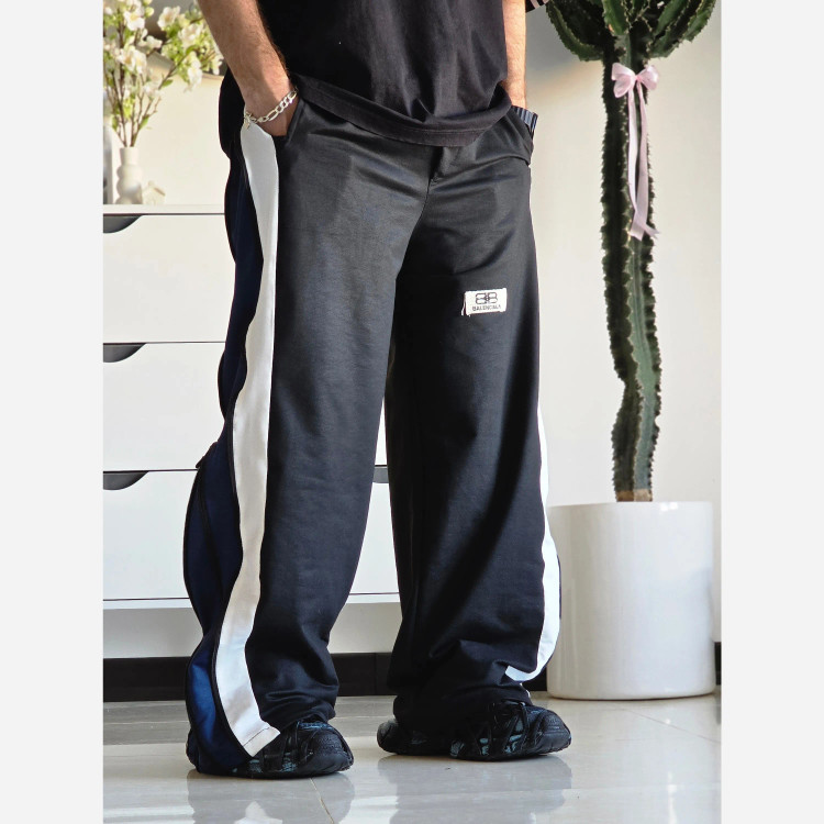 شلوار اسلش فول بگ بغل زیپ بالنسیاگا جنس گلکسی سایز XL XXL XXXL