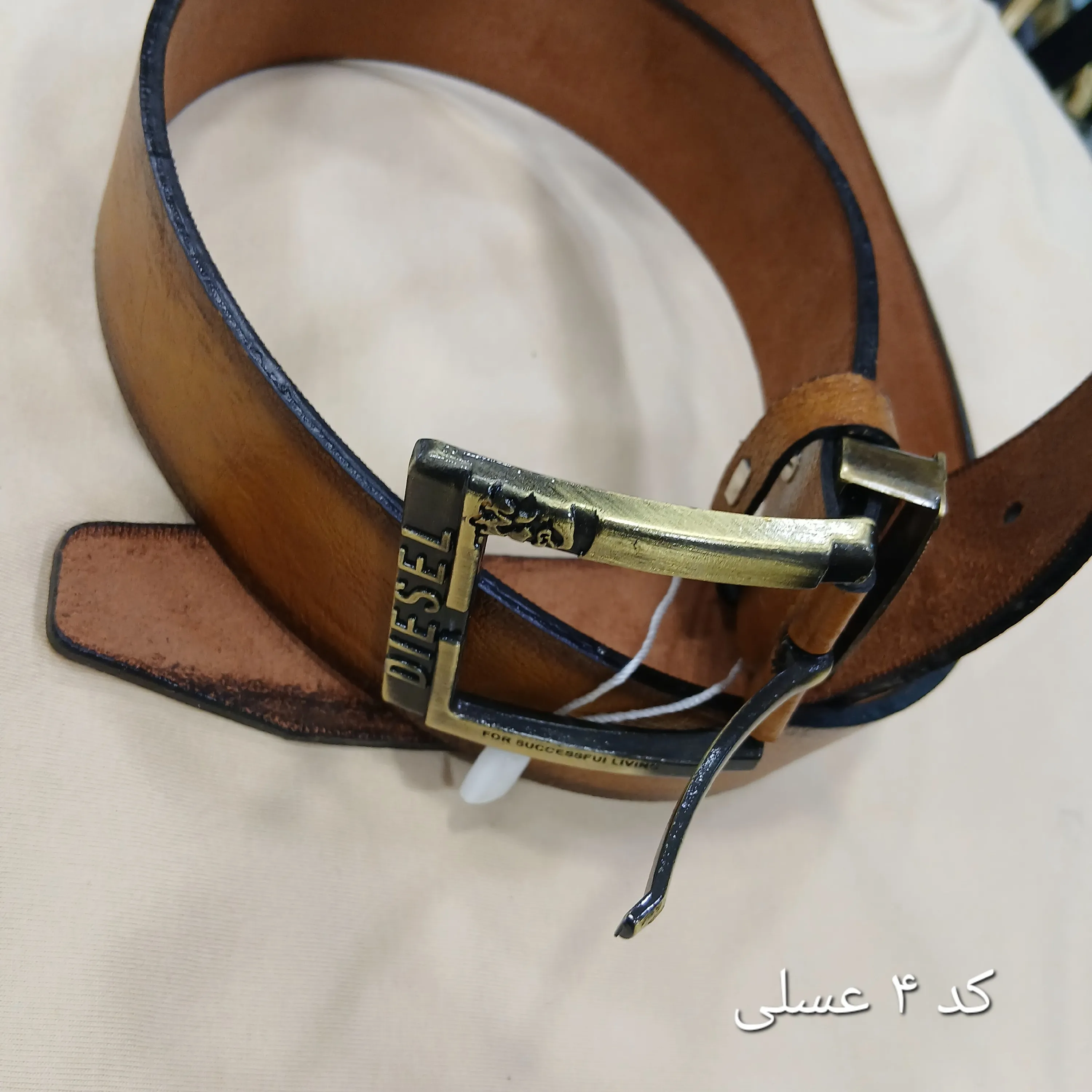 کمربند چرمی مردانه چرم صنعتی پهنای 3.5 سانت در چهار رنگ مختلف