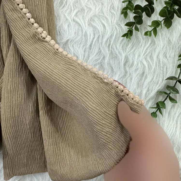 شال نخی ساده برشکا دور عدسی قواره 65 در 190 سانتی متر