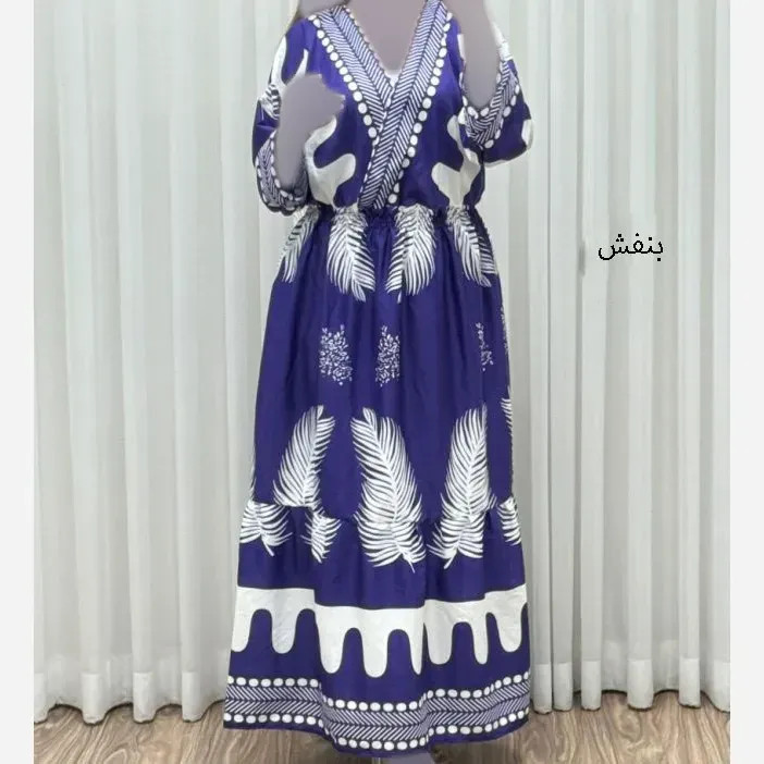 پیراهن ساحلی آیلین فلور بوگاتی فری سایز زنانه کد 1746 مناسب تا سایز 46