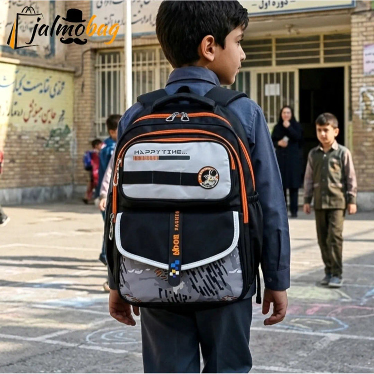 کوله پشتی مدرسه طرح فضانورد مناسب کلاس اول تا چهارم ضد آب